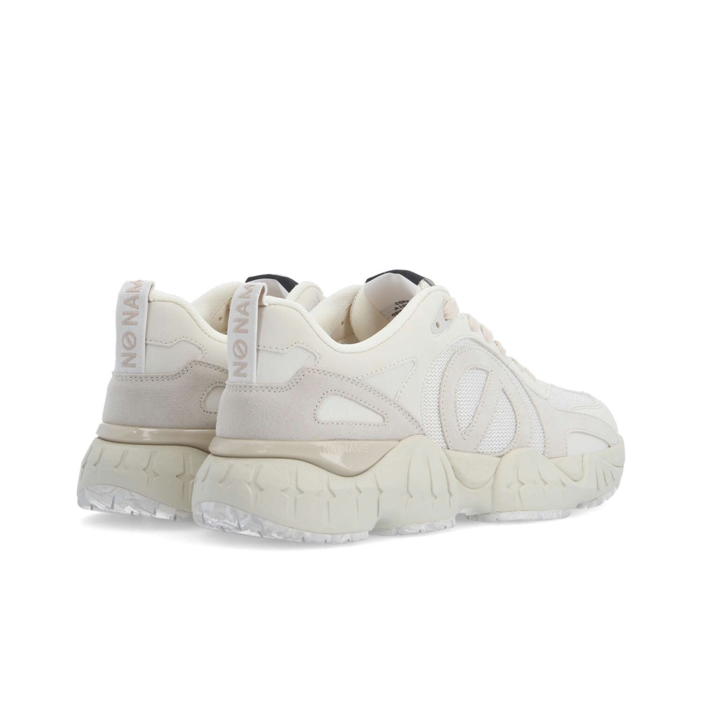 KRAZEE RUNNER M - KNIT/STAMP/STAM - BLANC CASSE/GRIS CLAIR